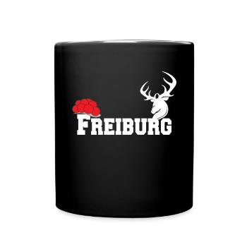 Freiburg Fan Edition - Tasse einfarbig - Schwarz - Vorne