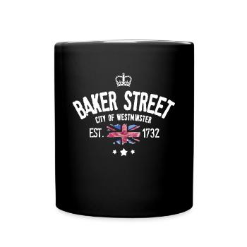 Baker street vintage - Mug uni - noir - Devant