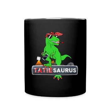 Tatiesaurus Tatie Dinosaure Stylée - Mug uni - noir - Devant