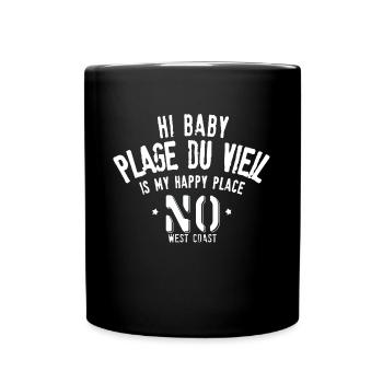 Noirmoutier plage du Vieil Happy Place - Mug uni - noir - Devant