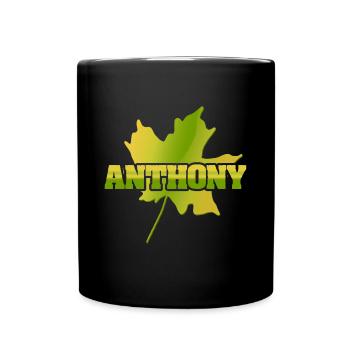 Herbst Anthony - Tasse einfarbig - Schwarz - Vorne