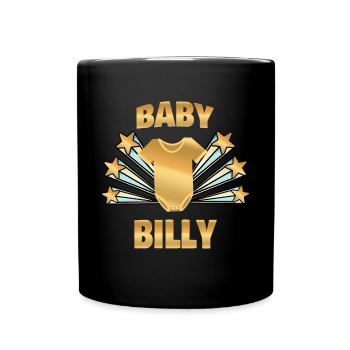 Naissance enceinte Bébé Billy - Mug uni - noir - Devant