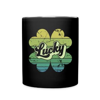 Cadeau de la Saint-Patrick Trèfle Hommes, Femmes, Enfants - Mug uni - noir - Devant