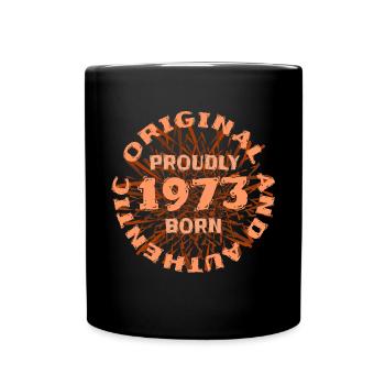 1973 - Tasse einfarbig - Schwarz - Vorne