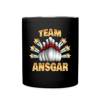Bowling Ansgar - Full Colour Mug - black - Front