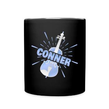 Violin Conner - Full Colour Mug - black - Front