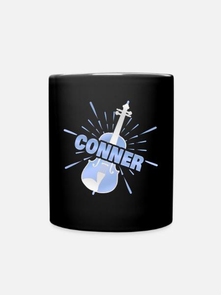 Geige Conner - Tasse einfarbig - Schwarz