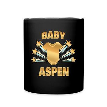 Gift for Aspen - Full Colour Mug - black - Front
