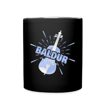 Violin for Baldur First Name Violin - Full Colour Mug - black - Front