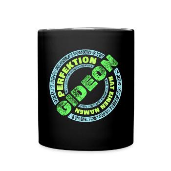 Geschenk für Gideon - Tasse einfarbig - Schwarz - Vorne