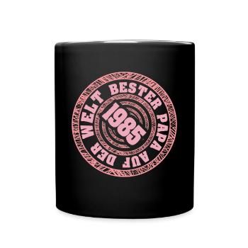 Vater 1985 - Tasse einfarbig - Schwarz - Vorne