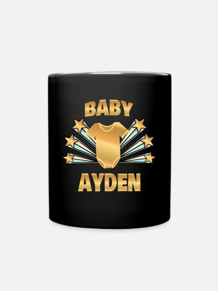 Ayden enceinte - Mug uni - noir