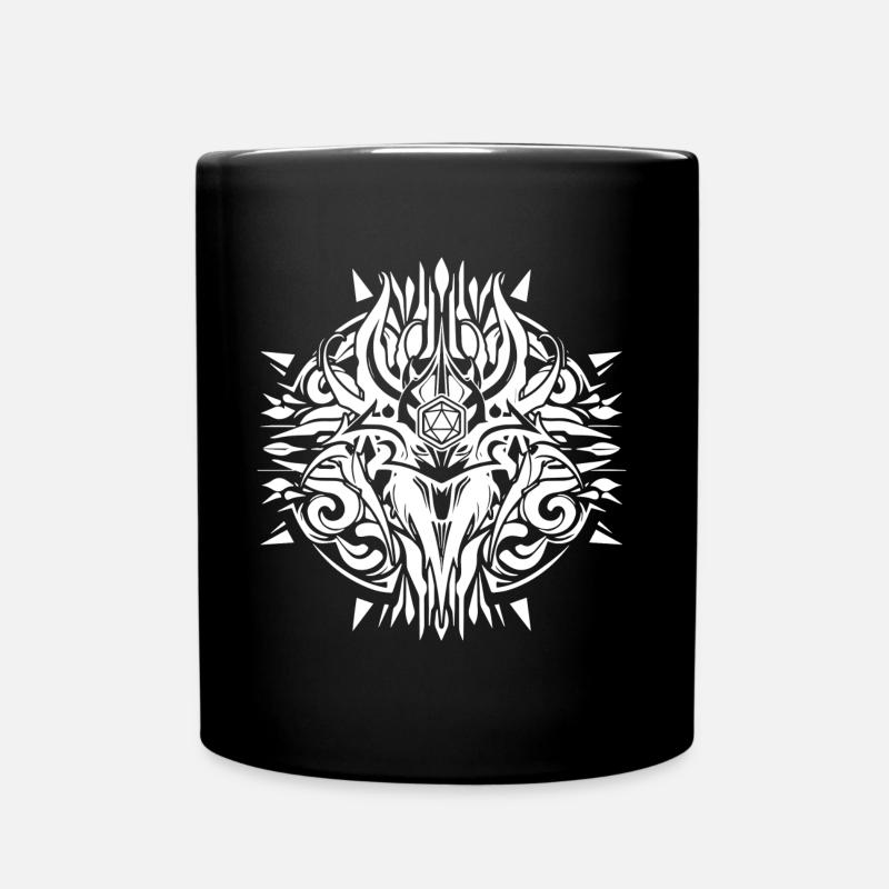 RPG-Logo-Zauberkreis - Tasse einfarbig - Schwarz