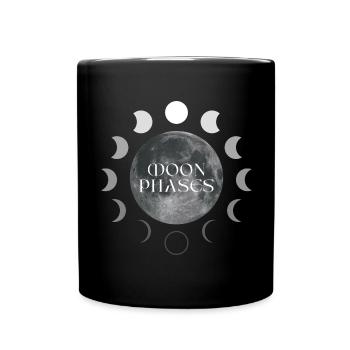 Moon Graphic T-Shirt - Mug uni - noir - Devant