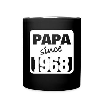 Jahr 1968 - Tasse einfarbig - Schwarz - Vorne