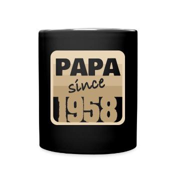 1958 1958 - Tasse einfarbig - Schwarz - Vorne