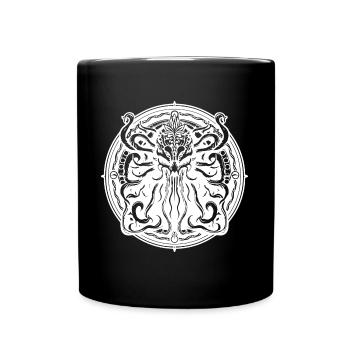 Cthulhu emblem Ancient entity - Full Colour Mug - black - Front