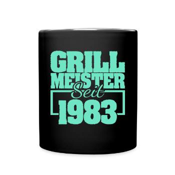 1983 - Tasse einfarbig - Schwarz - Vorne