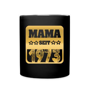 1973 - Tasse einfarbig - Schwarz - Vorne