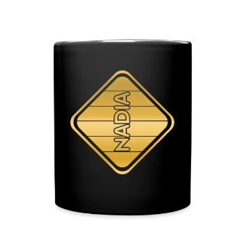 Prénom Nadia - Mug uni - noir - Devant