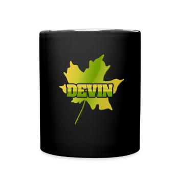 Maple Leaf Devin - Mug uni - noir - Devant