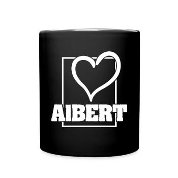 Heiraten für Albert Frau JGA - Tasse einfarbig - Schwarz - Vorne