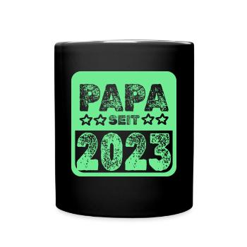 Jahr 2023 - Tasse einfarbig - Schwarz - Vorne