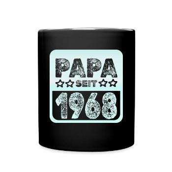 Papa 1968 - Tasse einfarbig - Schwarz - Vorne