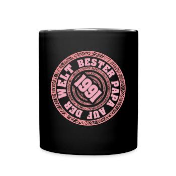 Vater 1991 - Tasse einfarbig - Schwarz - Vorne