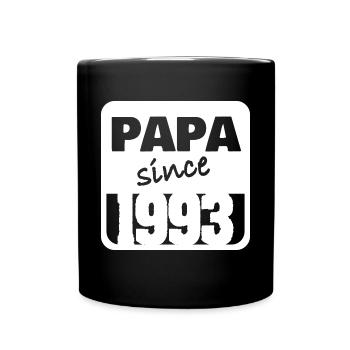Vater 1993 - Tasse einfarbig - Schwarz - Vorne