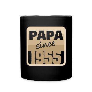Bollerwagen 1955 - Tasse einfarbig - Schwarz - Vorne