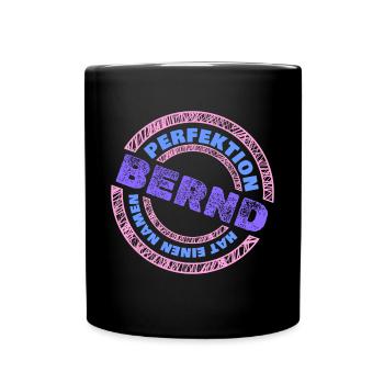 Bernd Bernd - Tasse einfarbig - Schwarz - Vorne