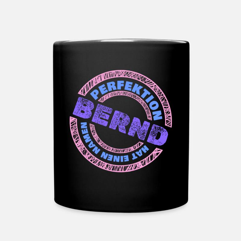 Bernd Bernd - Tasse einfarbig - Schwarz
