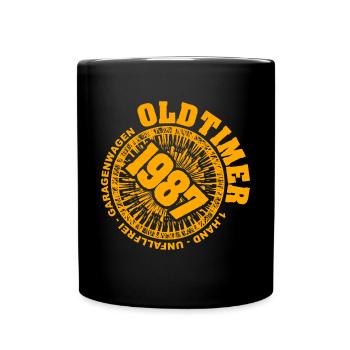 1987 - Tasse einfarbig - Schwarz - Vorne