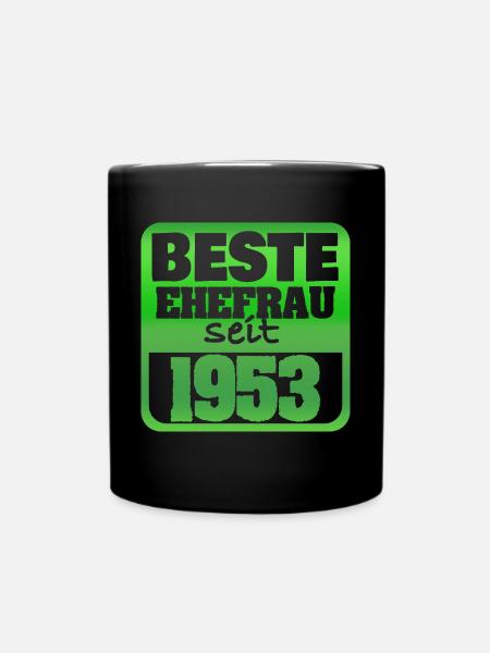 1953 - Tasse einfarbig - Schwarz