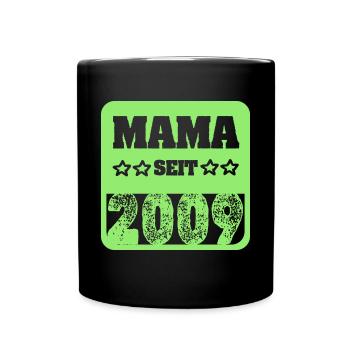 Mutti 2009 - Tasse einfarbig - Schwarz - Vorne