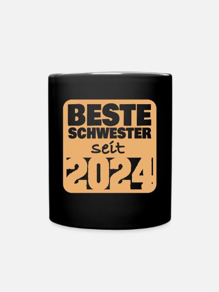 2024 - Tasse einfarbig - Schwarz