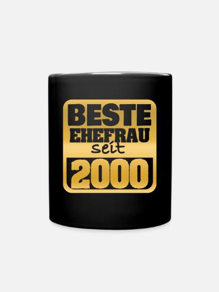 2000 - Tasse einfarbig - Schwarz