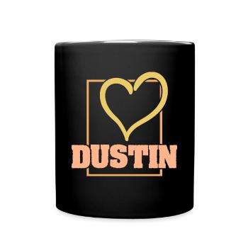Dustin - Tasse einfarbig - Schwarz - Vorne