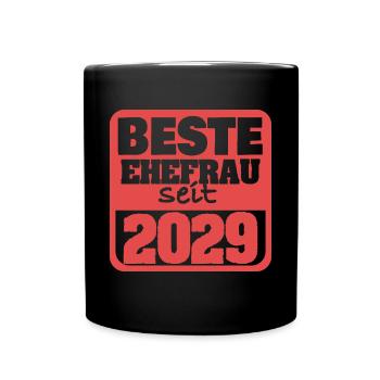 2029 - Tasse einfarbig - Schwarz - Vorne