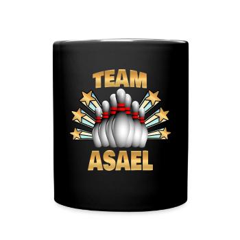 Bowling Asael - Tasse einfarbig - Schwarz - Vorne