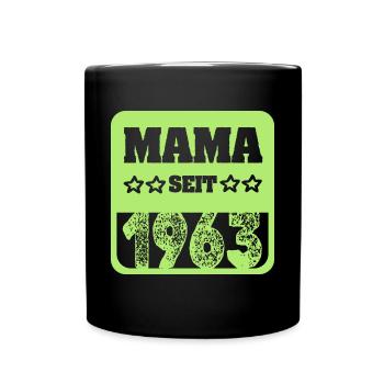 Mutti 1963 - Tasse einfarbig - Schwarz - Vorne