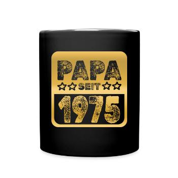 1975 - Tasse einfarbig - Schwarz - Vorne