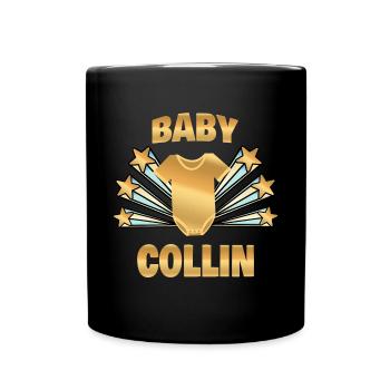 Naissance Collin - Mug uni - noir - Devant