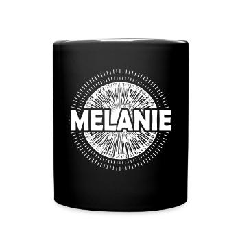 Gift Idea Melanie - Full Colour Mug - black - Front