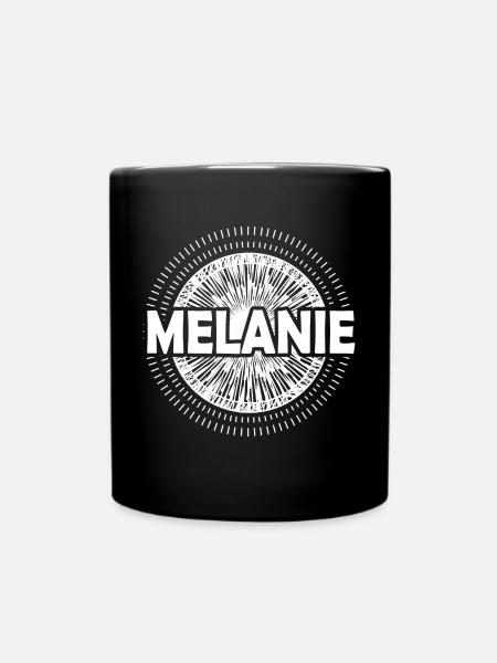 Idée cadeau Mélanie - Mug uni - noir