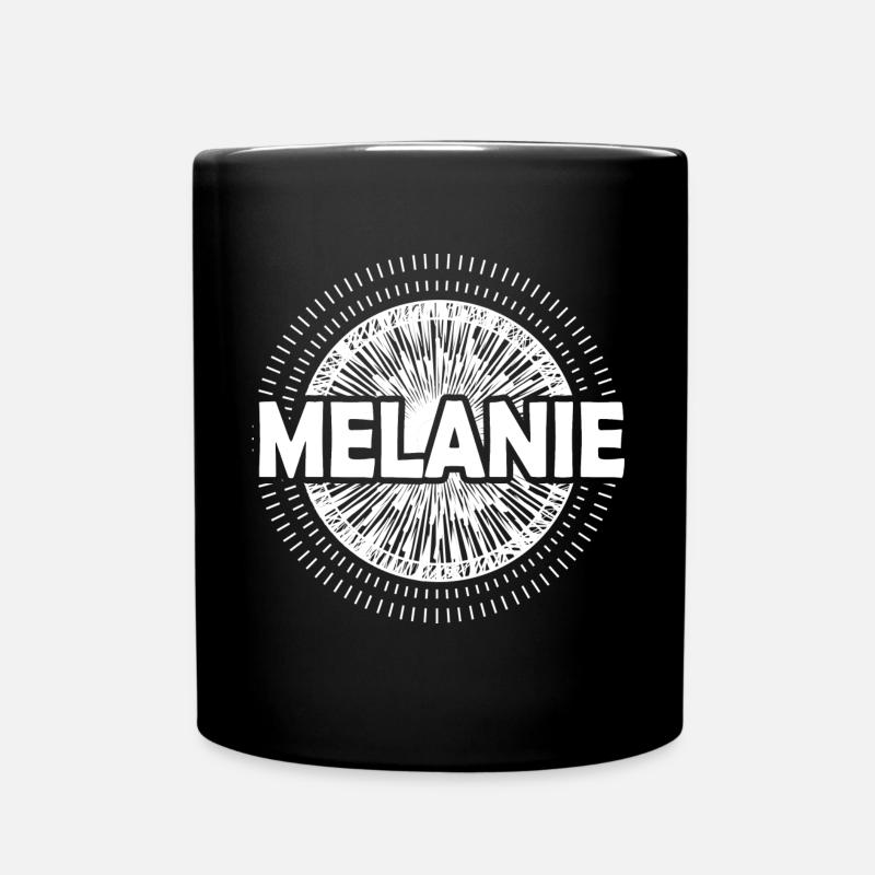 Idée cadeau Mélanie - Mug uni - noir