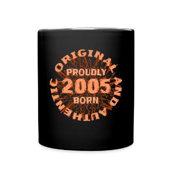 100 2005 - Mug uni - noir - Devant