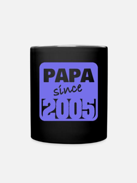 Vater 2005 - Tasse einfarbig - Schwarz
