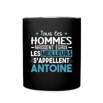 Antoine Prénom Homme Cadeau Humour - Mug uni - noir - Devant